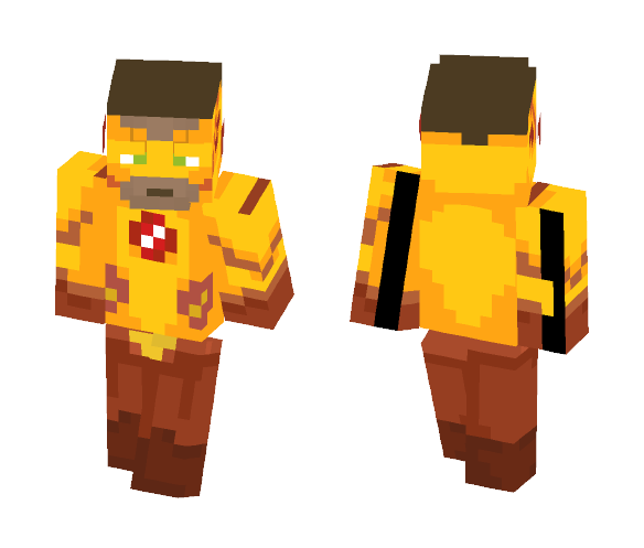 Kid Flash CW - Comics Minecraft Skins - image 1