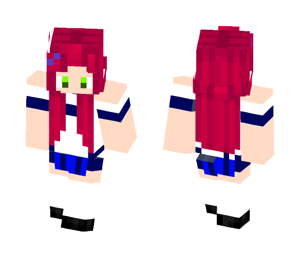 Download Free Yandere Girl Skin for Minecraft image 1 Yandere Girl - Girl Minecraft Skins - image 1