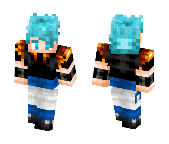 Gogeta SSGSS - Male Minecraft Skins - image 1