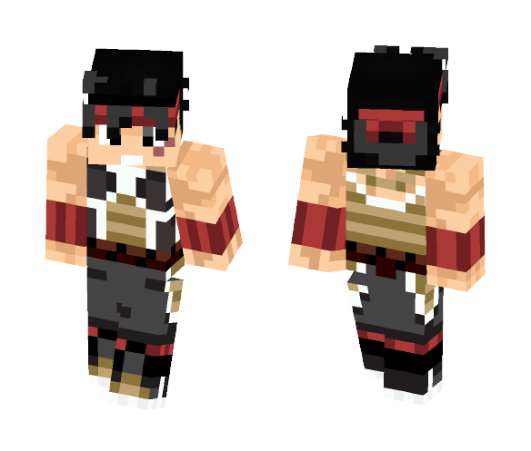 Bardock Xenoverse - Male Minecraft Skins - image 1