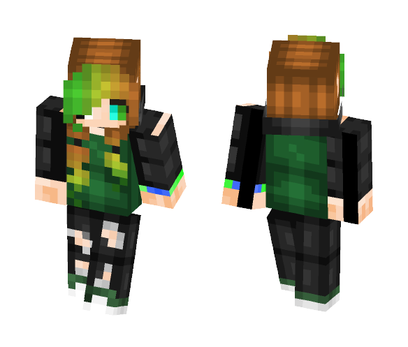 AntiSepticeye Genderbend - Female Minecraft Skins - image 1