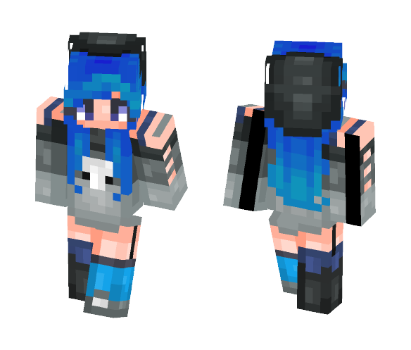 Stone Waterfall~ - Female Minecraft Skins - image 1