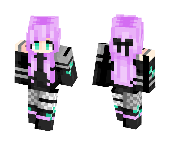 Opposite ways - Female Minecraft Skins - image 1