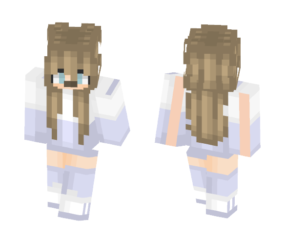 purple&white ???? - Female Minecraft Skins - image 1
