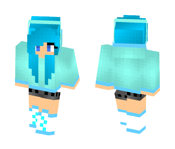 Wet n Wild Water Girl - Girl Minecraft Skins - image 1