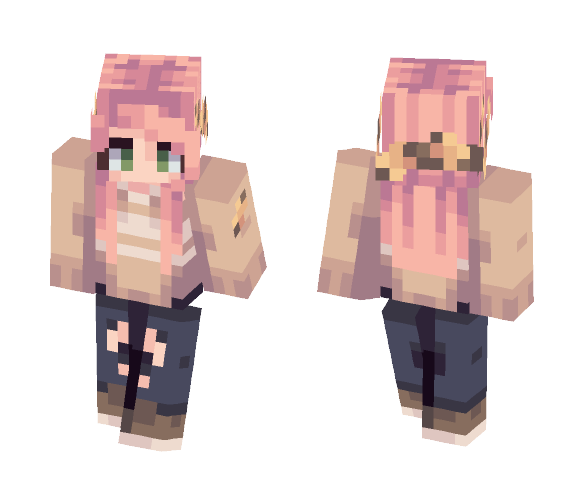 Download Free Level Up Skin for Minecraft image 1 Level Up - Female Minecraft Skins - image 1