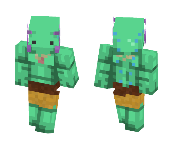 LotC Axolotyn - Male Minecraft Skins - image 1