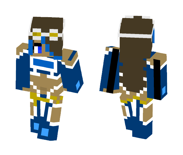 aqua admin shelly - Female Minecraft Skins - image 1