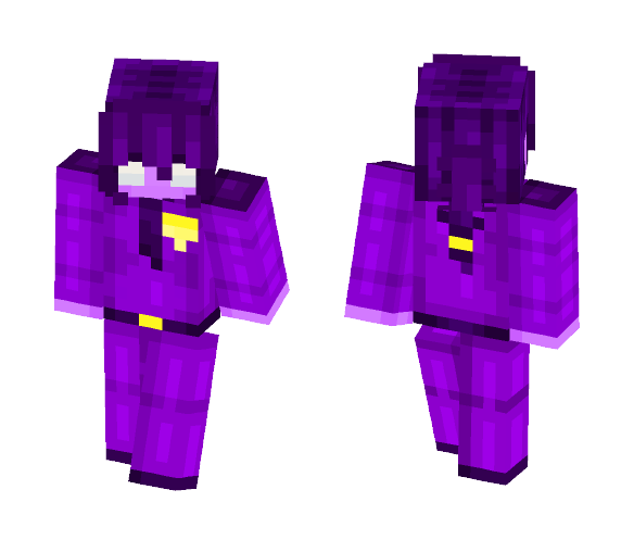 Purple Girl - Girl Minecraft Skins - image 1