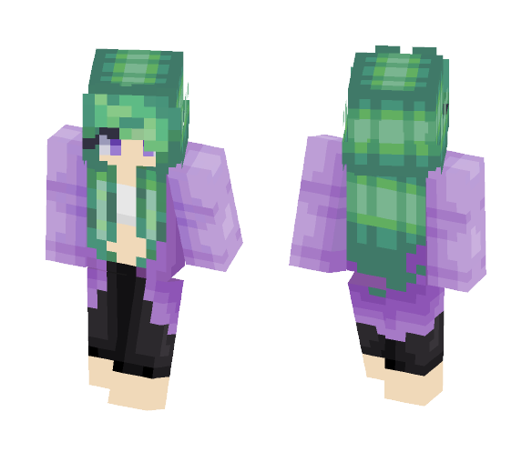Sleepy In my PJs (OC) - Female Minecraft Skins - image 1