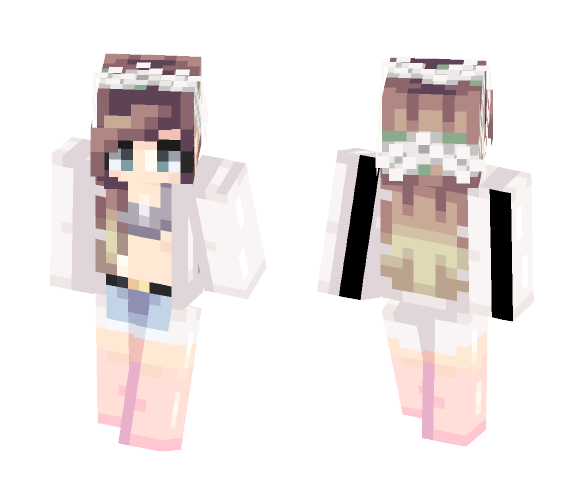 〈Ellla's Request〉Hawaiian Vibes - Female Minecraft Skins - image 1