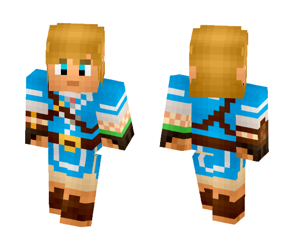 Breath of the Wild Link - Male Minecraft Skins - image 1