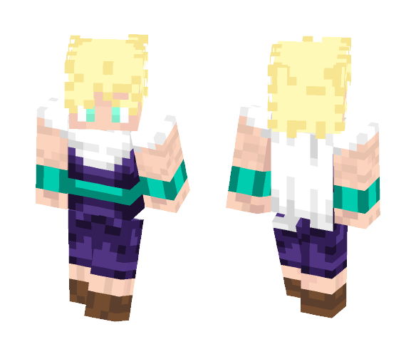 Gohan SSJ (Cape) - Male Minecraft Skins - image 1
