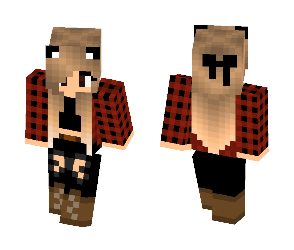 Cute Panda Tomboy - Female Minecraft Skins - image 1