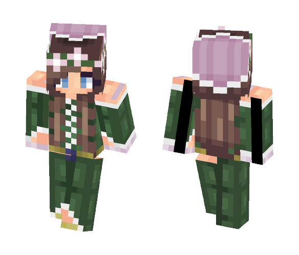Medieval Dress - Female Minecraft Skins - image 1