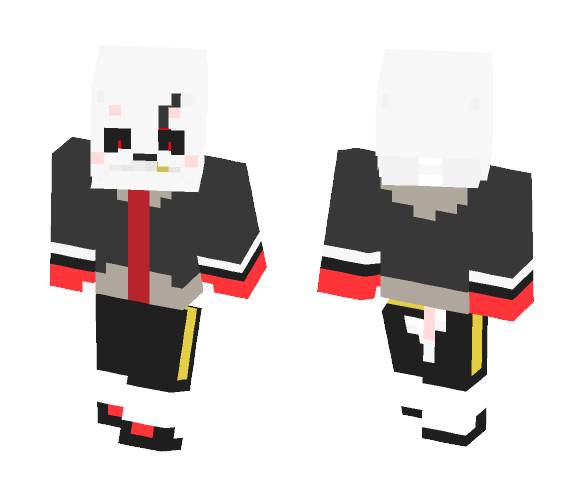 Fell Sans! (changes version/ Jonny) - Male Minecraft Skins - image 1
