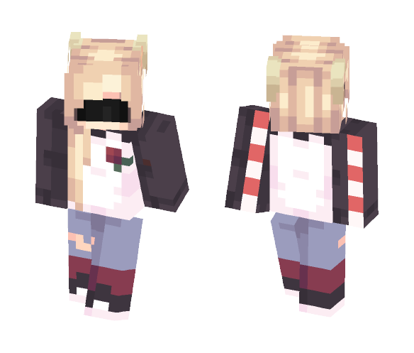 Confused Girl - Edit - Girl Minecraft Skins - image 1