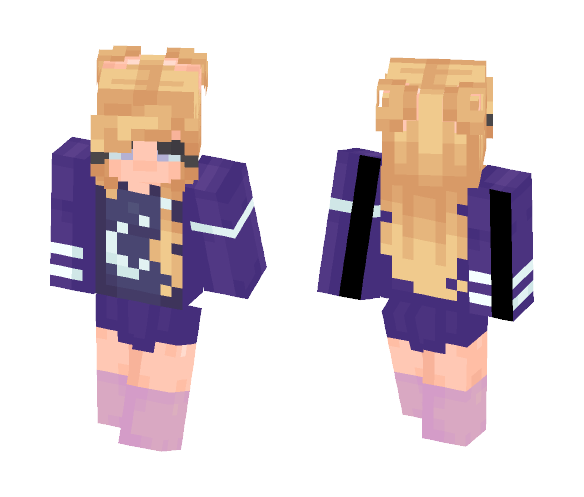 Download Free ST with Labyrinth Skin for Minecraft image 1 ST with Labyrinth - Female Minecraft Skins - image 1