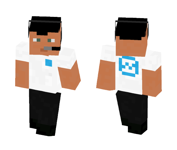 Me while playing MC - Male Minecraft Skins - image 1