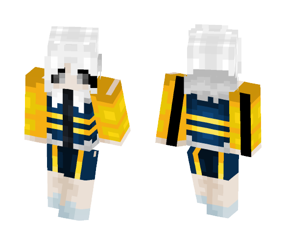 Outertale Sans [Female,Human] - Female Minecraft Skins - image 1
