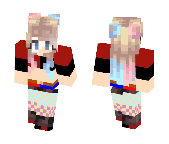 Rebel Harley Quinn - Comics Minecraft Skins - image 1