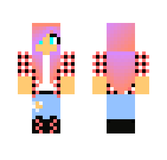 Ombre Flannel Girl