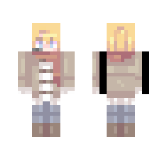 ~鏡音レン in a Winter Outfit~ - Male Minecraft Skins - image 2
