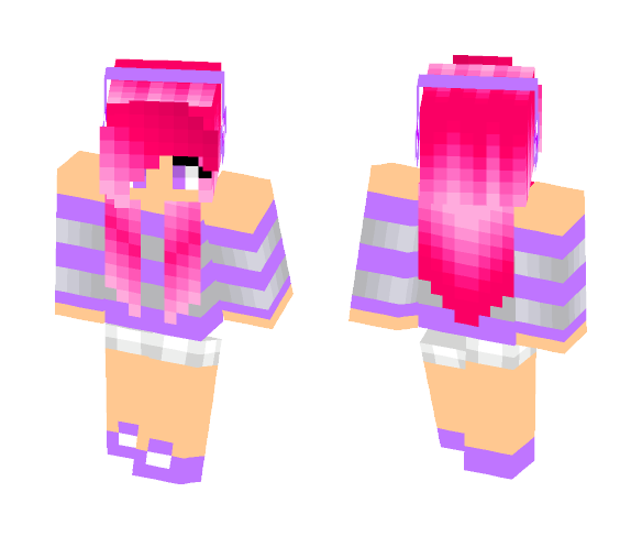 Download Free Rock'n DJ Girl Skin for Minecraft image 1 Rock'n DJ Girl - Girl Minecraft Skins - image 1
