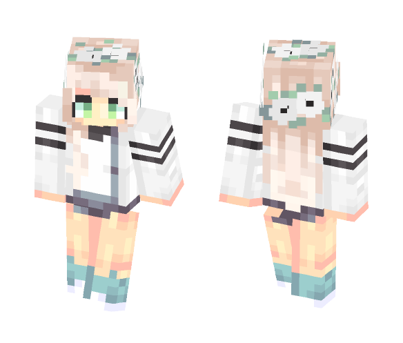 Flower Crown ~Ūhhh~ - Flower Crown Minecraft Skins - image 1