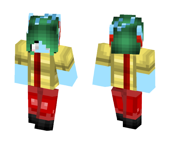 Mint Nice Cream Man - Female Minecraft Skins - image 1