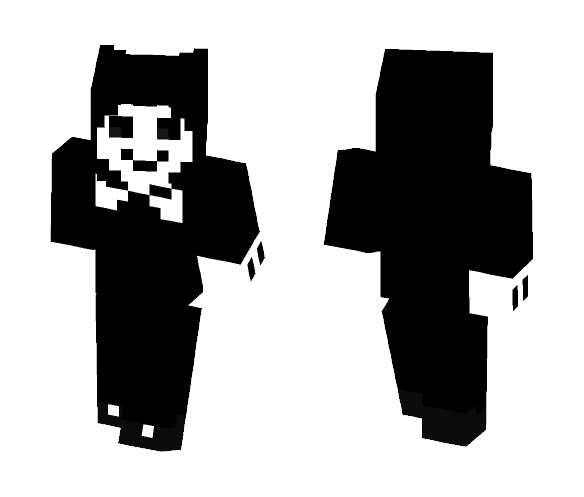 Download Free Bendy the Dancing Demon Skin for Minecraft image 1 Bendy the Dancing Demon - Male Minecraft Skins - image 1