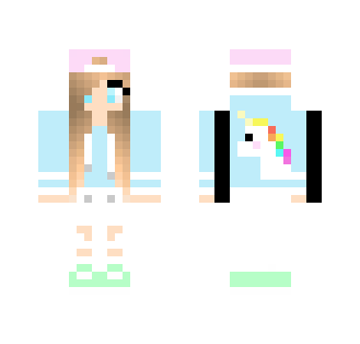 Unicorn Cool Girl - Girl Minecraft Skins - image 2