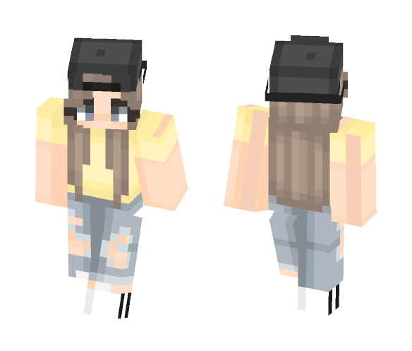 Download Free basic white gurl Skin for Minecraft image 1 basic white gurl - Female Minecraft Skins - image 1