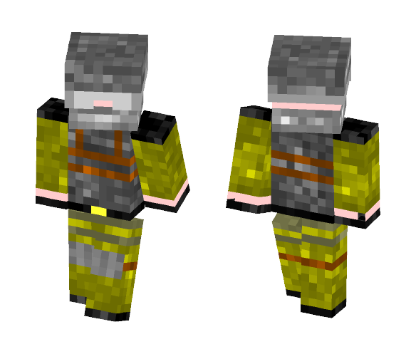 Armored Guy with yellow shirt! - Male Minecraft Skins - image 1