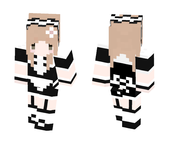 Download Free My picture of the skin Maid Skin for Minecraft image 1 My picture of the skin Maid - Female Minecraft Skins - image 1