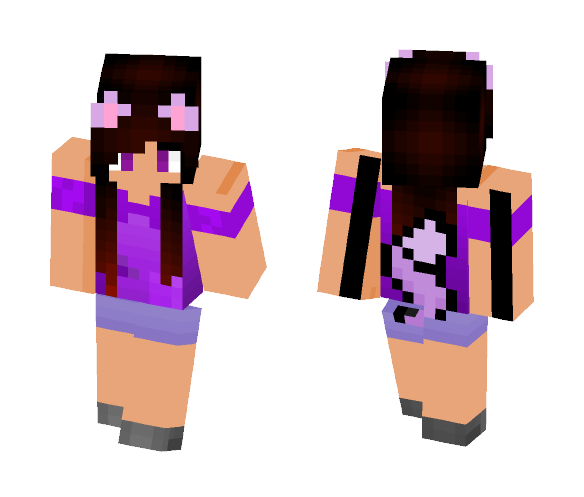 Cat girl (100+ views!) - Cat Minecraft Skins - image 1