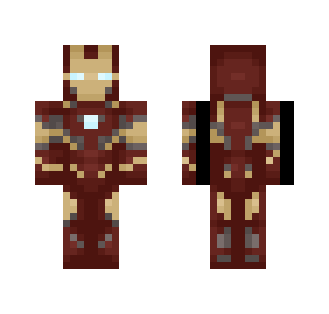 Iron Man Mk XLVI | Civil War - Iron Man Minecraft Skins - image 2