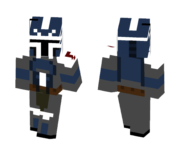 Clan Scourge Scout [Mandalorian OC] - Male Minecraft Skins - image 1
