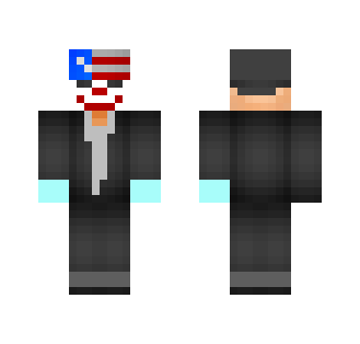 Dallas Payday 2 - Male Minecraft Skins - image 2