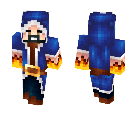Fire Mage of Clash Royale - Male Minecraft Skins - image 1
