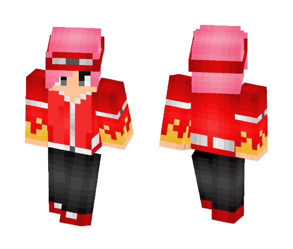 [Edolas] Natsu Dragion - Male Minecraft Skins - image 1