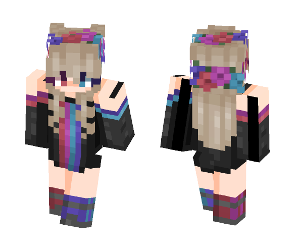 Flower Crowns~ Kyria - Flower Crown Minecraft Skins - image 1
