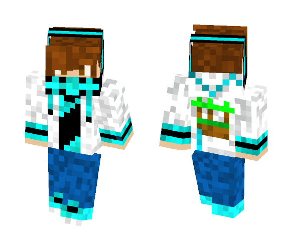 Cool Guy Hoodie - Male Minecraft Skins - image 1