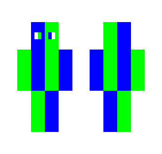 Blue and Green skin