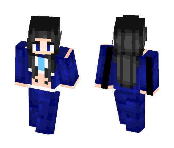 Download Free Lorena Marquez Aqua Girl Skin for Minecraft image 1 Lorena Marquez Aqua Girl - Girl Minecraft Skins - image 1