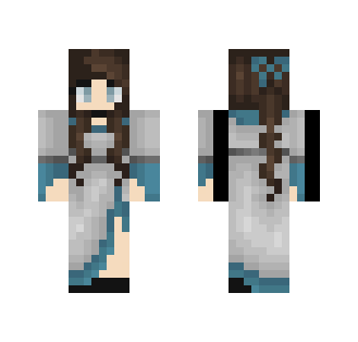 Blue Medieval Girl