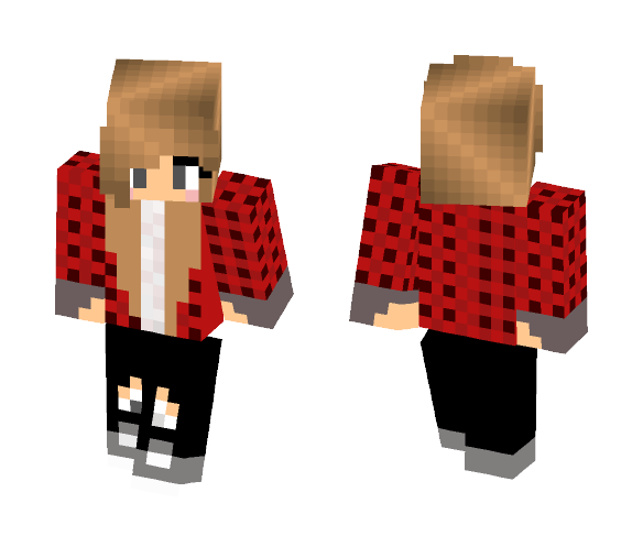 Flannel Girl - Girl Minecraft Skins - image 1
