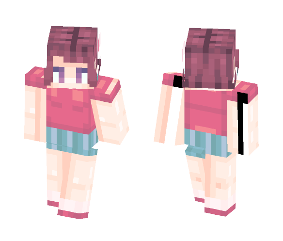 Download Free Casual Girl Skin for Minecraft image 1 Casual Girl - Girl Minecraft Skins - image 1