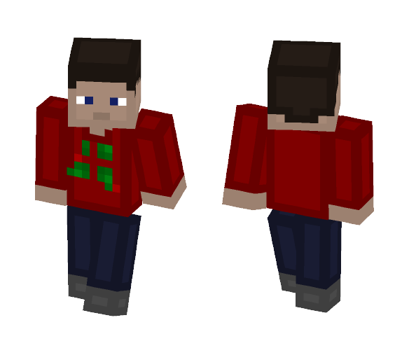 Download Free Red Shirt Guy | 4Chan Skin for Minecraft image 1 Red Shirt Guy | 4Chan - Male Minecraft Skins - image 1
