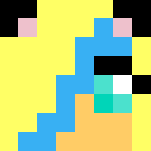Blonde black cat angel girl - Cat Minecraft Skins - image 3
